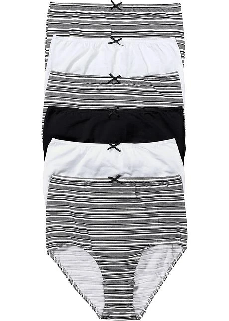 Lot De 6 Slips Taille Haute 8 Lot De 6 Slips Taille Haute – Image 6