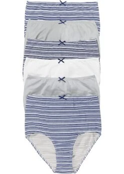 Lot De 6 Slips Taille Haute 15 Lot De 6 Slips Taille Haute -Sous-Vêtements Tendance 17000343 pAYsFPe8