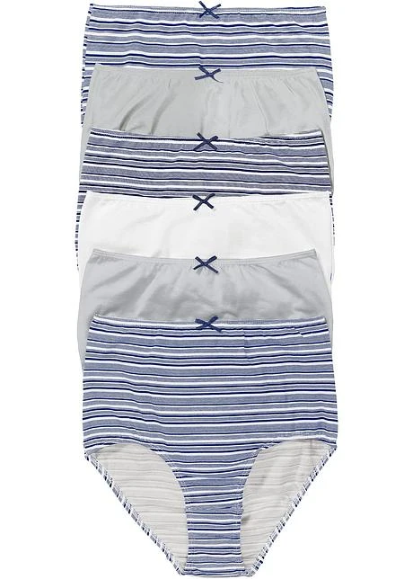 Lot De 6 Slips Taille Haute 9 Lot De 6 Slips Taille Haute – Image 7