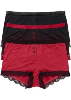 Lot De 3 Boxers Femme Microfibre