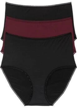 Lot De 3 Slips Taille Haute Microfibre