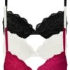 Lot De 3 Soutiens-gorge Push-up à Armatures -Sous-Vêtements Tendance 17251846 dx32FxBt