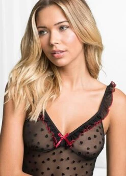 Nuisette Babydoll Sans Armatures + String (Ens. 2 Pces.) -Sous-Vêtements Tendance 17265704 pol6WYE7