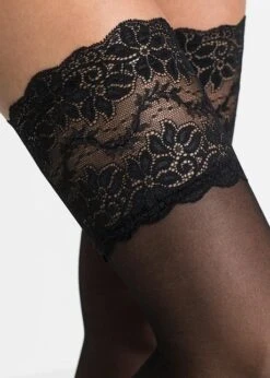 Bas Auto-fixants Avec Dentelle -Sous-Vêtements Tendance 17301173 MjgQsB2O