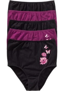 Lot De 5 Slips Taille Haute -Sous-Vêtements Tendance 18198359 uxUjvY0x