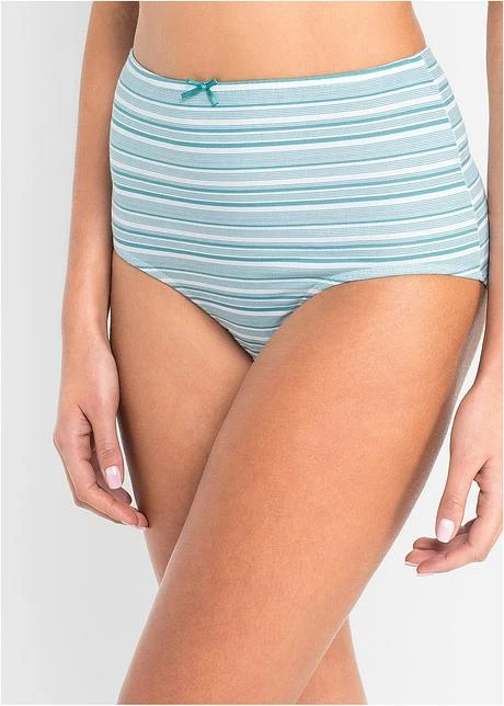 Lot De 6 Slips Taille Haute 4 Lot De 6 Slips Taille Haute – Image 2