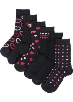 Lot De 6 Paires De Chaussettes Femme Coton
