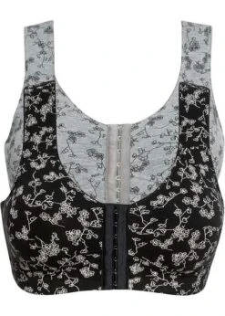 Lot De 2 Soutiens-gorge Fermeture Devant Sans Armatures -Sous-Vêtements Tendance 19186459 OmJpqvMP