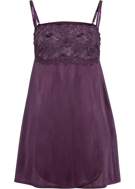 Nuisette En Satin Brillant 11 Nuisette En Satin Brillant – Image 9