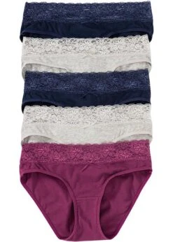 Lot De 5 Slips Avec Dentelle -Sous-Vêtements Tendance 19314313 mkGeByX4