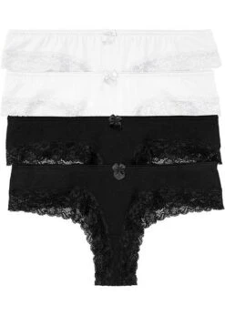 Lot De 4 Slips Brésiliens -Sous-Vêtements Tendance 20188015 do28TeHe