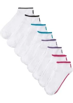 Lot De 8 Paires De Socquettes Avec Coton