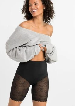 Panty Sculptant à Dentelle Et Effet Gainant Modéré -Sous-Vêtements Tendance 21096701 NGrH8y47