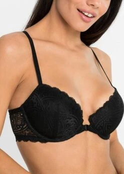 Soutien-gorge à Coques Et Dos Nageur Avec Fermeture Devant -Sous-Vêtements Tendance 21108871 JxcLdzEa