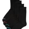 Lot De 5 Paires De Chaussettes En Coton Majoritaire -Sous-Vêtements Tendance 21260488 SStwu4r2