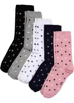 Lot De 5 Paires De Chaussettes Avec Coton