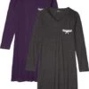 Lot De 2 Chemises De Nuit -Sous-Vêtements Tendance 21262026 y13pUzOu