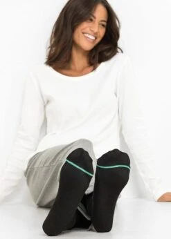 Lot De 5 Paires De Chaussettes En Coton Majoritaire -Sous-Vêtements Tendance 21270087 nsKetO1k