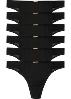 Lot De 6 Strings En Microfibre Feel Comfort -Sous-Vêtements Tendance 22060661 xEnVYN2Z