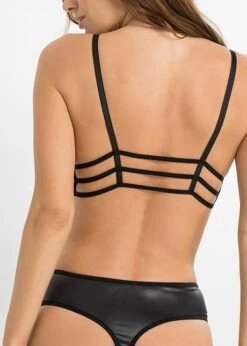 Venus Brassière Et String Ouvert Avec Wet Look (Ens. 2 Pces.) -Sous-Vêtements Tendance 22120789 bIGhoooE