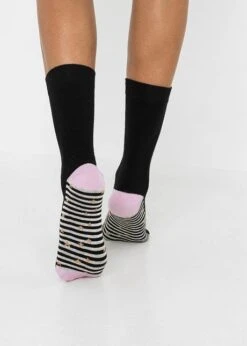 Lot De 5 Paires De Chaussettes Bord Non Comprimant Avec Coton -Sous-Vêtements Tendance 22139770 IxxT62b0