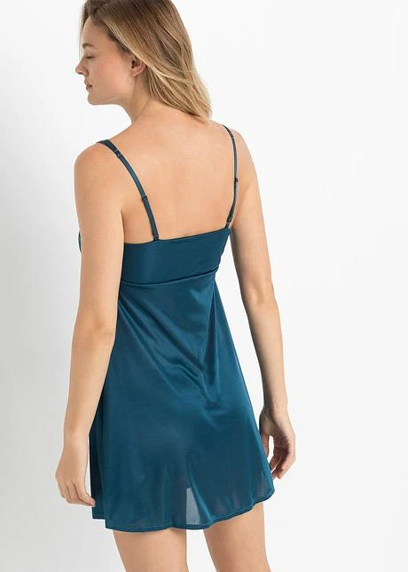 Nuisette En Satin Brillant 5 Nuisette En Satin Brillant – Image 3