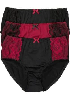 Lot De 3 Maxi Slips Microfibre -Sous-Vêtements Tendance 22205725 VGFNgmcJ