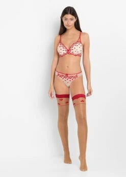 Soutien-gorge à Coques Et Armatures Avec Superbe Broderie -Sous-Vêtements Tendance 22240902 hAsF5t2S