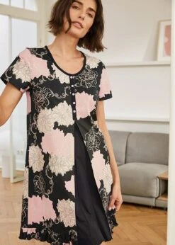 Chemise De Nuit Avec Pli Creux -Sous-Vêtements Tendance 23004590 GMBgmNTf