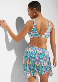 Rainbow Bikini Et Paréo (Ens. 3 Pces.) -Sous-Vêtements Tendance 23012619 qWUilELi