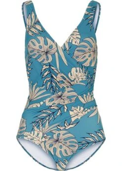 Maillot 1 Pièce Sculptant Grande Stature Avec Polyamide Recyclé, Effet Sculptant Léger