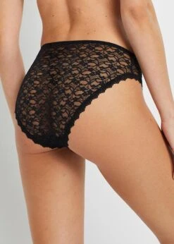 Lot De 3 Maxi Slips échancrés En Dentelle Recyclée -Sous-Vêtements Tendance 23036423 rGwAOMEZ