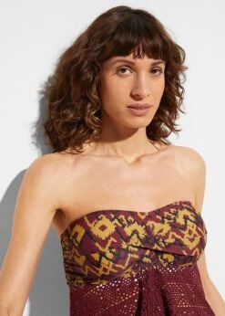 Haut De Tankini Bandeau Avec Polyamide Recyclé -Sous-Vêtements Tendance 23047122 s51Z9GzM