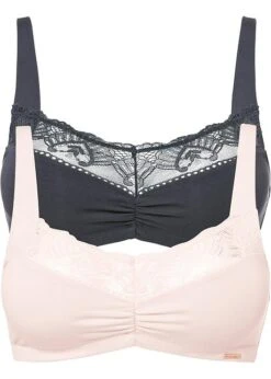 Lot De 2 Soutiens-gorge Bralette Feel Comfort En Matière Douce -Sous-Vêtements Tendance 23065282 BCiEUQSK
