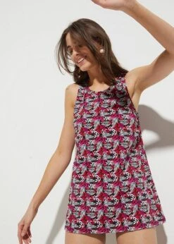 Haut De Tankini Long Avec Polyamide Recyclé -Sous-Vêtements Tendance 23067274 hkNMhDAq