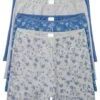 Lot De 4 Boxers Longs Femme Avec Taille Haute, Avec Coton -Sous-Vêtements Tendance 23081773 3y1f47Ac
