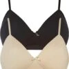 Lot De 2 Soutiens-gorge à Coques Sans Armatures Avec Coton -Sous-Vêtements Tendance 23095392 WLX9t4H0