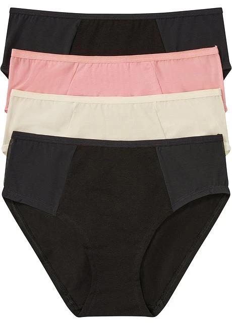 Lot De 4 Maxi Slips Avec Coton 3 Lot De 4 Maxi Slips Avec Coton