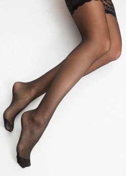 Bas Auto-fixants Avec Dentelle -Sous-Vêtements Tendance 23133636 lE8Ykdl1