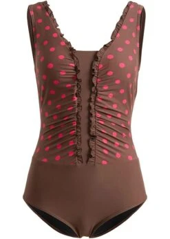 Maillot 1 Pièce Gainant En Polyamide Recyclé à Effet Sculptant Léger