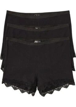 Lot De 3 Boxers Femme Avec Dentelle