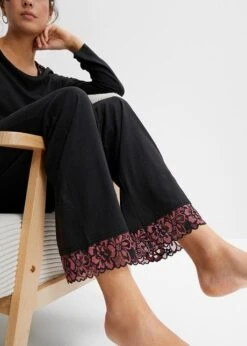 Pyjama à Dentelle Bicolore -Sous-Vêtements Tendance 23198803 3qnC84bD