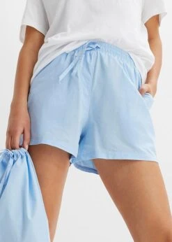 Pyjashort Avec T-shirt Jersey Et Boxer Tissé Avec Poches Latérales Et Sac De Lavage -Sous-Vêtements Tendance 23198846 T1fgRDXj