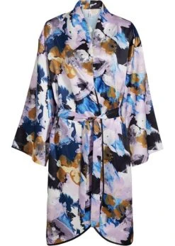 Long Kimono En Satin