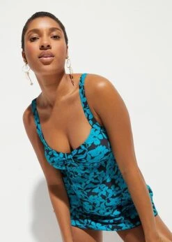 Tankini Long (ens. 2 Pces.) Avec Polyamide Recyclé -Sous-Vêtements Tendance 23200150 G9sg8gQv