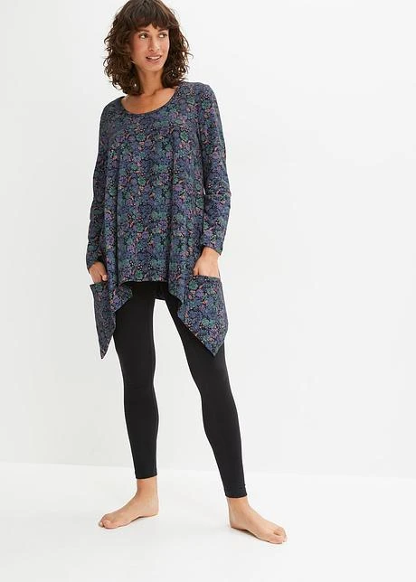 Pyjama Avec T-shirt à Pans Et Legging 4 Pyjama Avec T-shirt à Pans Et Legging – Image 2