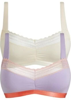Lot De 2 Brassières En Matière Douce