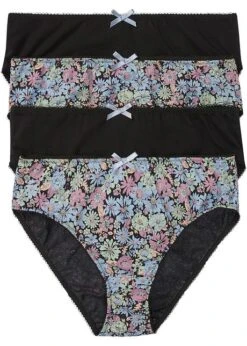 Lot De 4 Maxi Slips En Coton Majoritaire