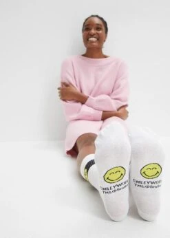 Lot De 3 Paires De Chaussettes De Tennis Smiley -Sous-Vêtements Tendance 23234980 yyfBhC9O