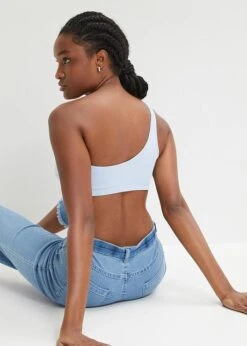 Lot De 2 Brassières Une épaule Avec Coton -Sous-Vêtements Tendance 23235267 3alcrANT